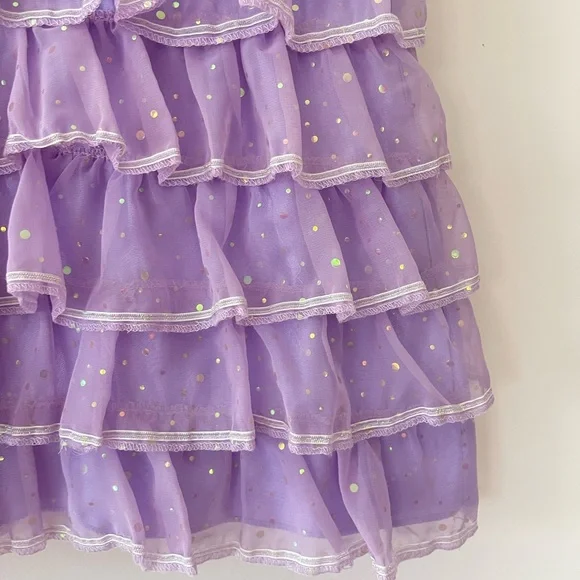 DISNEY Fancy Nancy Tiered Ruffle Costume Dress - Picture 2 of 4